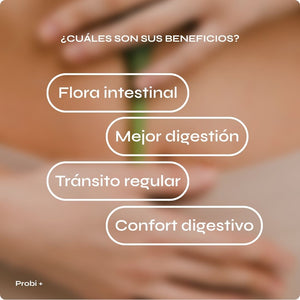 Probi+ para flora intestinal y digestión
