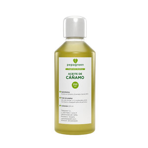 Aceite de cáñamo ecológico prensado en frío