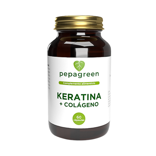 Keratina y colágeno para cabello fuerte y brillante