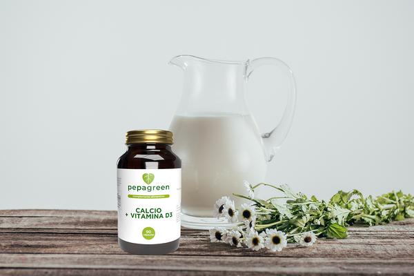 Calcio y vitamina D para huesos fuertes