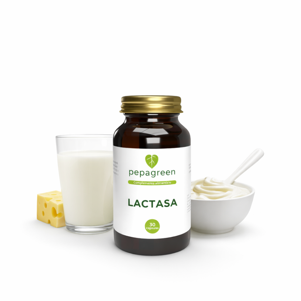 Lactasa para digestión de lactosa